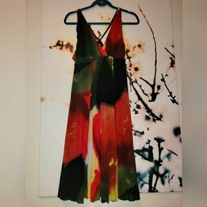 A splash of colour dress